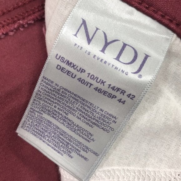 Nydj Marilyn Double Snap Straight Leg Jeans - Picture 8 of 10